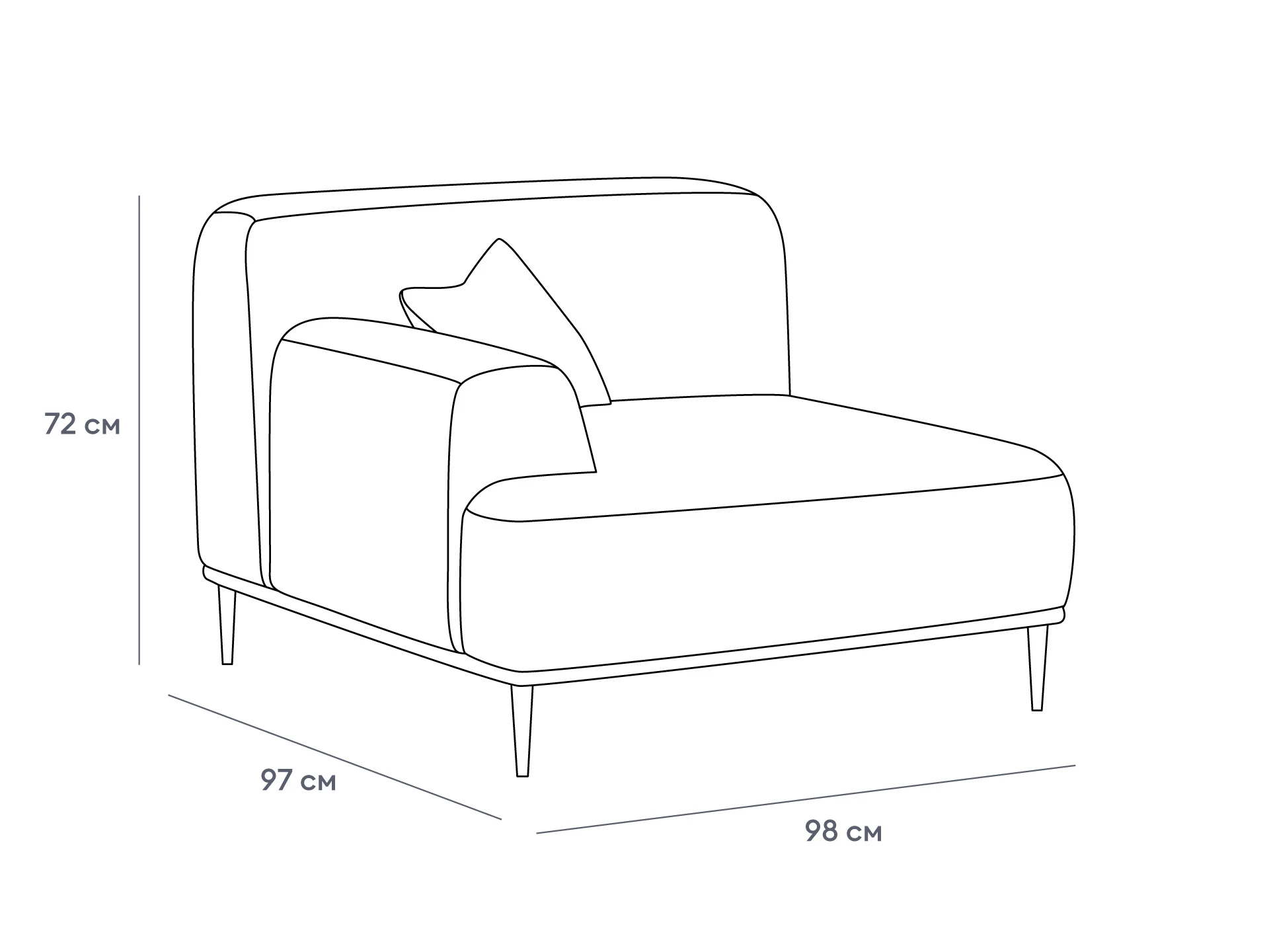 Завершение Portofino малое левое 933546  - фото 3