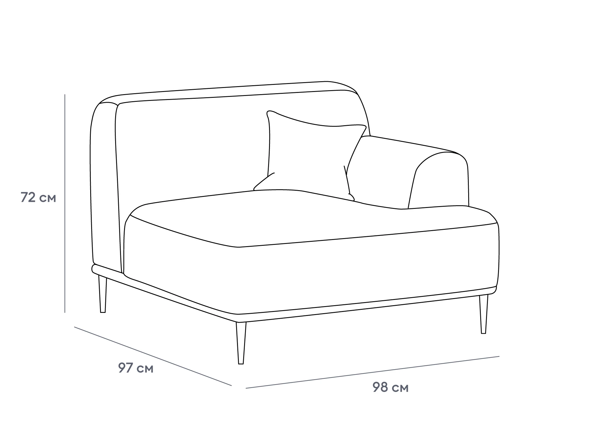 Завершение Portofino малое правое 933550  - фото 3