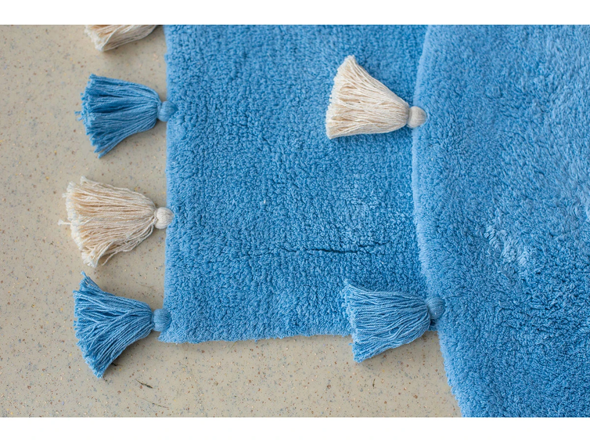 Хлопковый ковер COLORFUL BLUE 934341