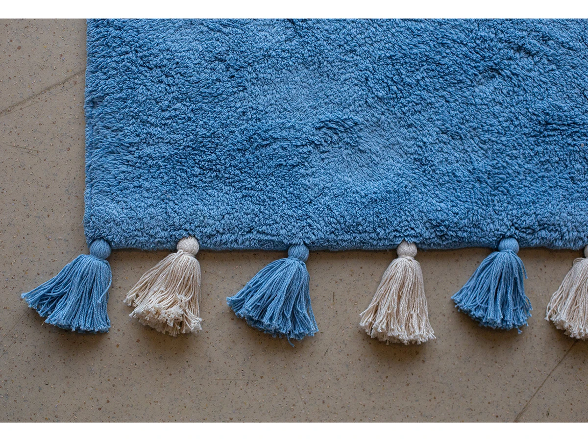 Хлопковый ковер COLORFUL BLUE 934427  - фото 3