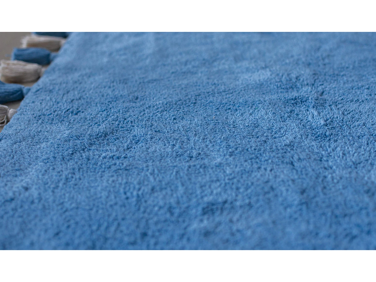 Хлопковый ковер COLORFUL BLUE 934427  - фото 5