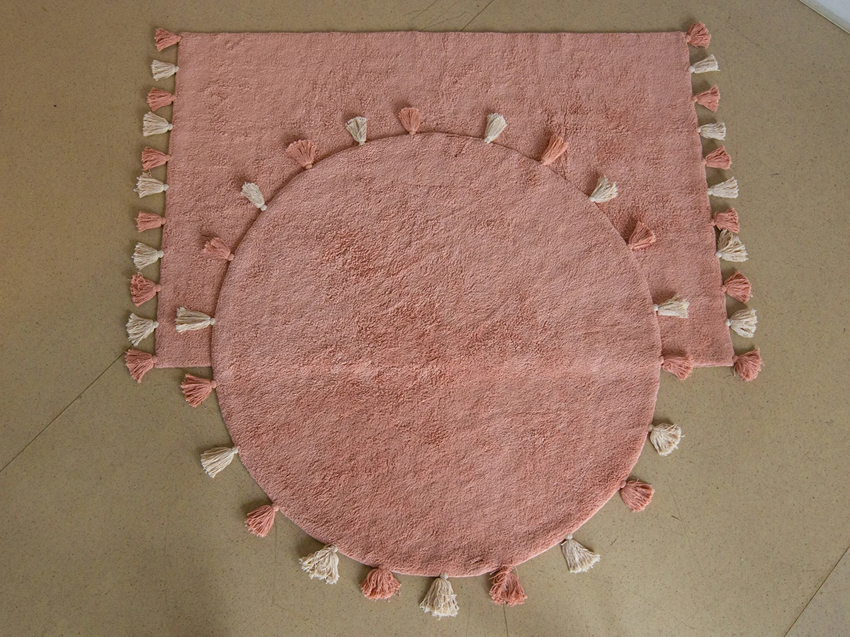 Хлопковый ковер COLORFUL PINK 934428