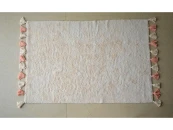 Хлопковый ковер COLORFUL WHITE PINK