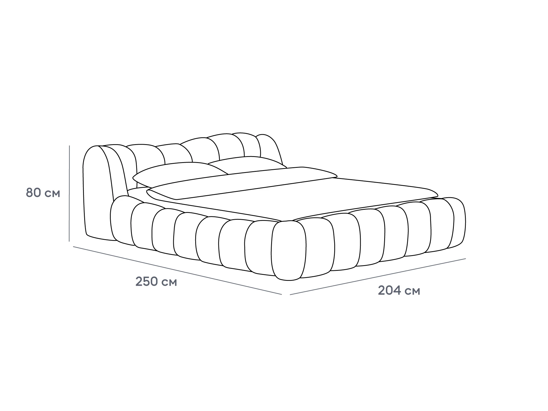 Кровать Litta без подъемного механизма 934757  - фото 9