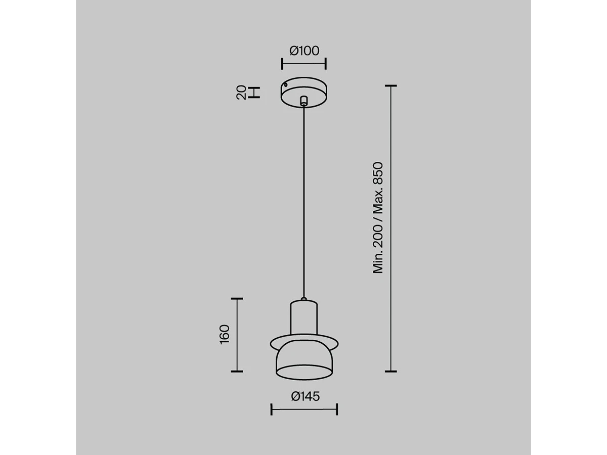 Подвесной светильник Modestyle 934872