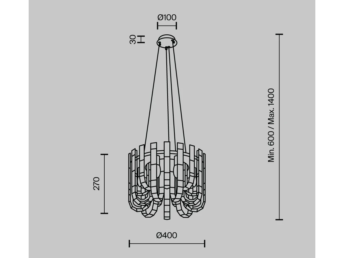 Подвесная люстра Modelux 936728  - фото 3