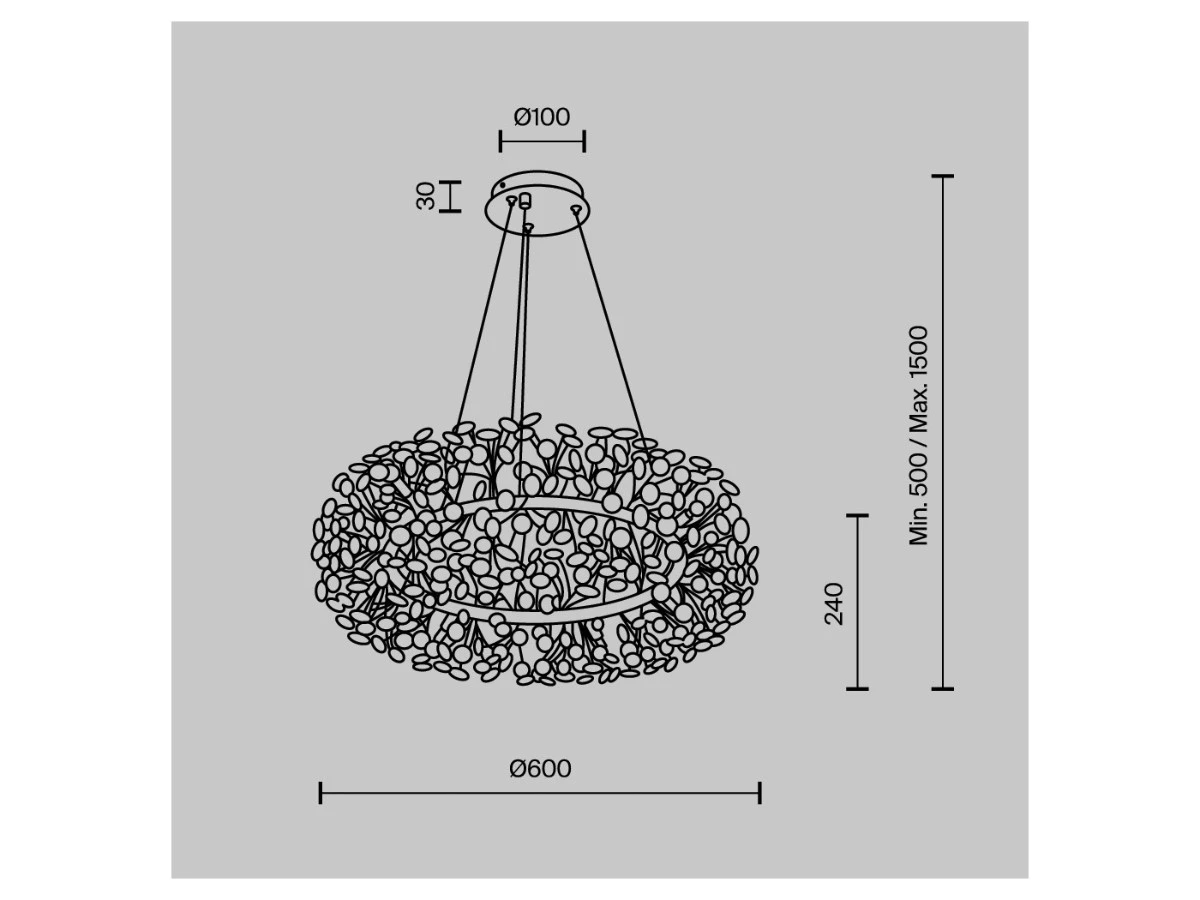 Подвесная люстра Modelux Modestyle 936732