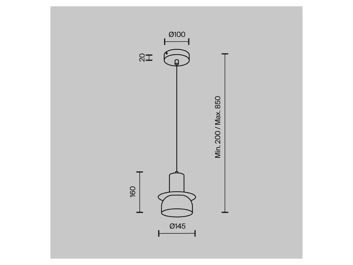 Подвесной светильник MODESTYLE 936780