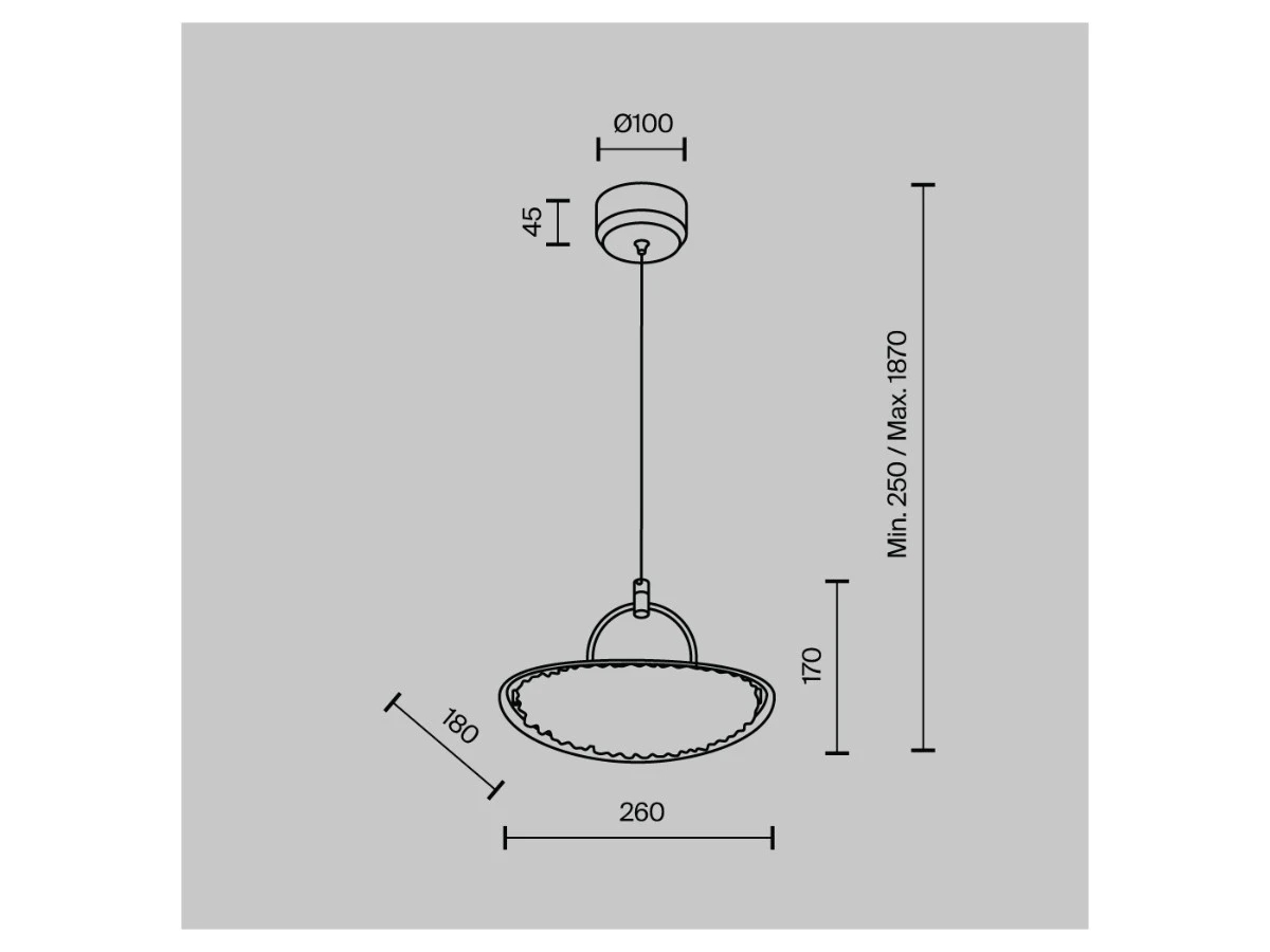 Подвесной светодиодный светильник Modelux Modestyle 937037