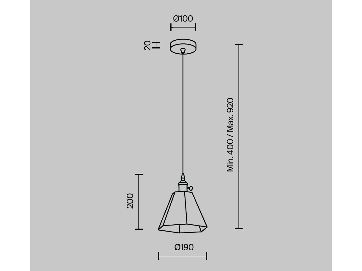 Подвесной светильник Modelux Modestyle 937086  - фото 3