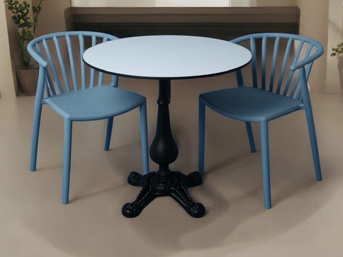 Стул Ansar пластик голубой 937208