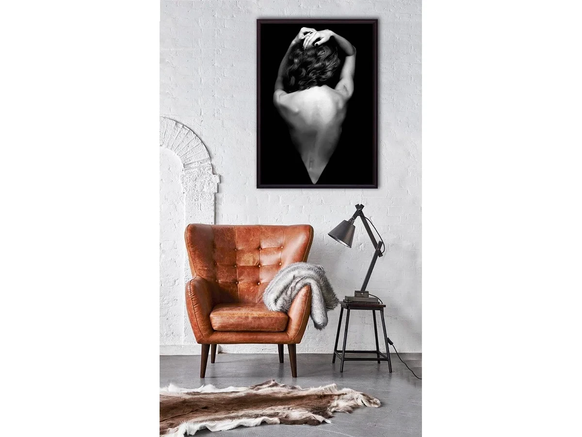 Постер в рамке Девушка спиной 21х30 см 644974  - фото 3