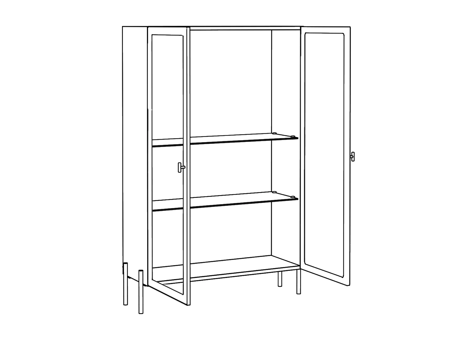 Витрина 2-х дверная Banksy 937909  - фото 5