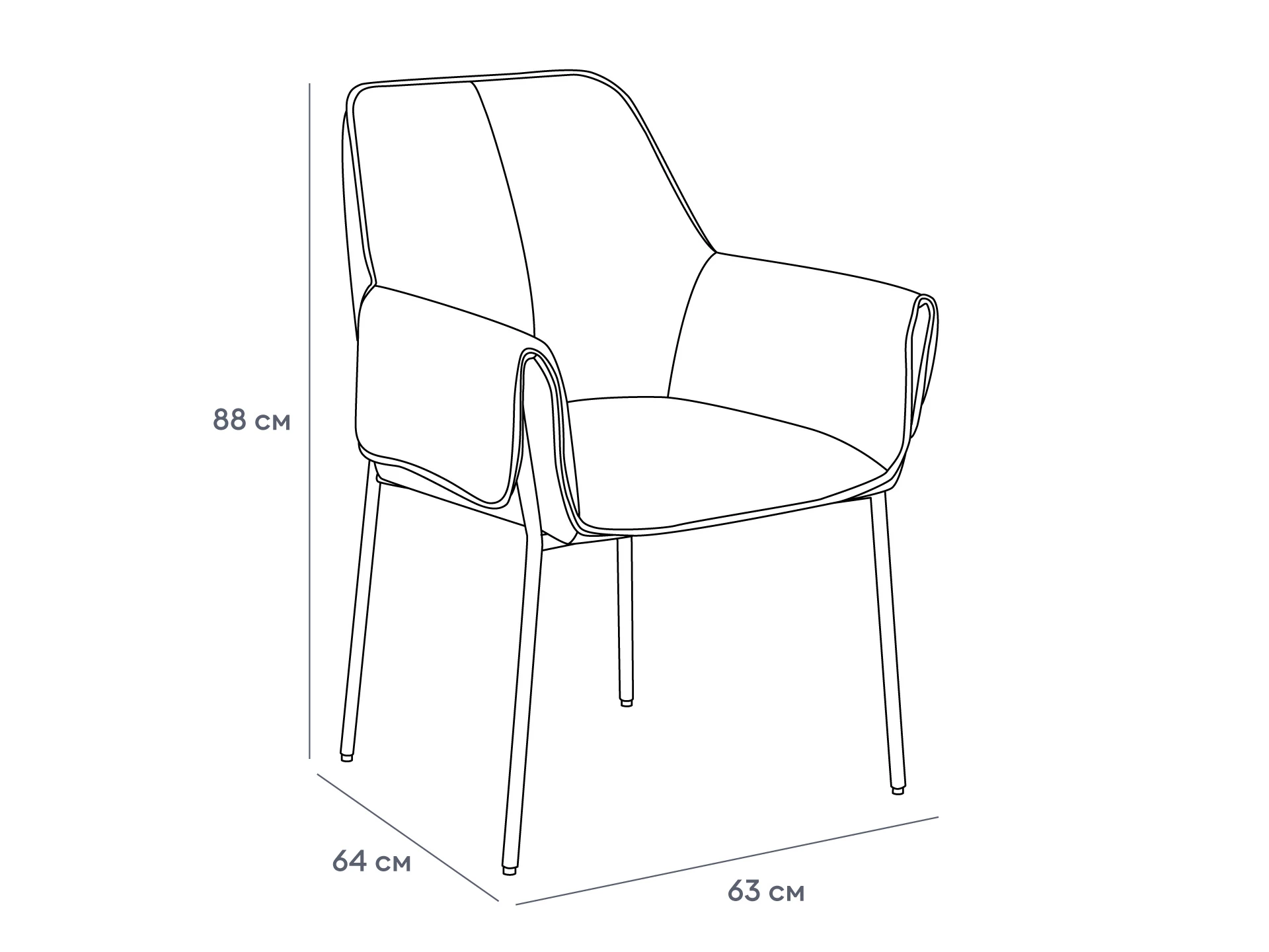 Стул Minotti 938524  - фото 9