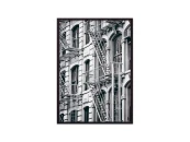 Постер в рамке Окна Манхэттена 21х30 см