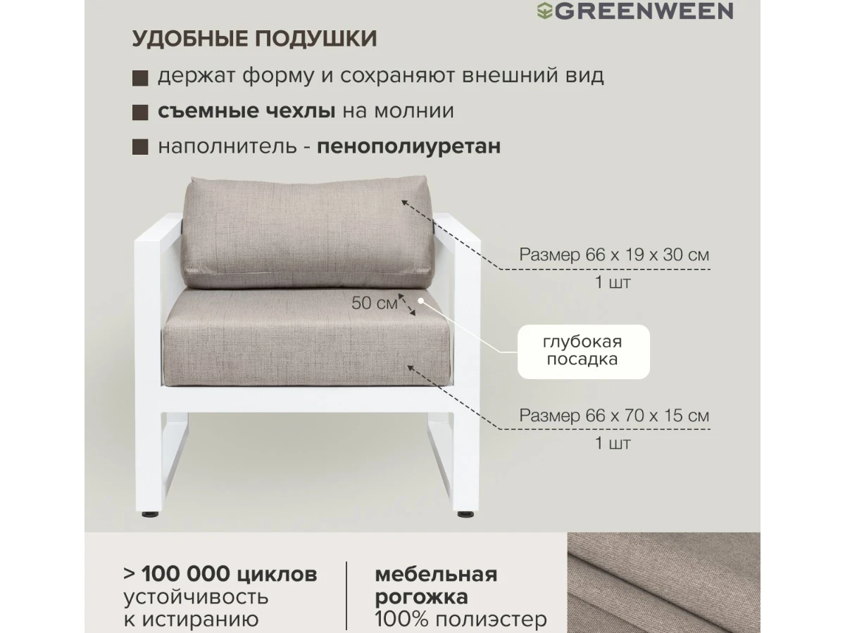 Кресло уличное CAPRI 939066