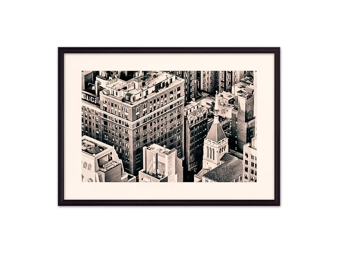 Постер в рамке Над Манхэттеном 30х40 см 645171
