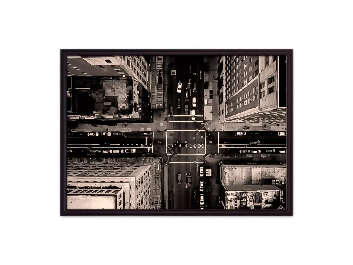 Постер в рамке Манхэттен с высоты 21х30 см 645186  - фото 2