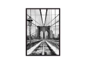 Постер в рамке Бруклинский мост 1 21х30 см