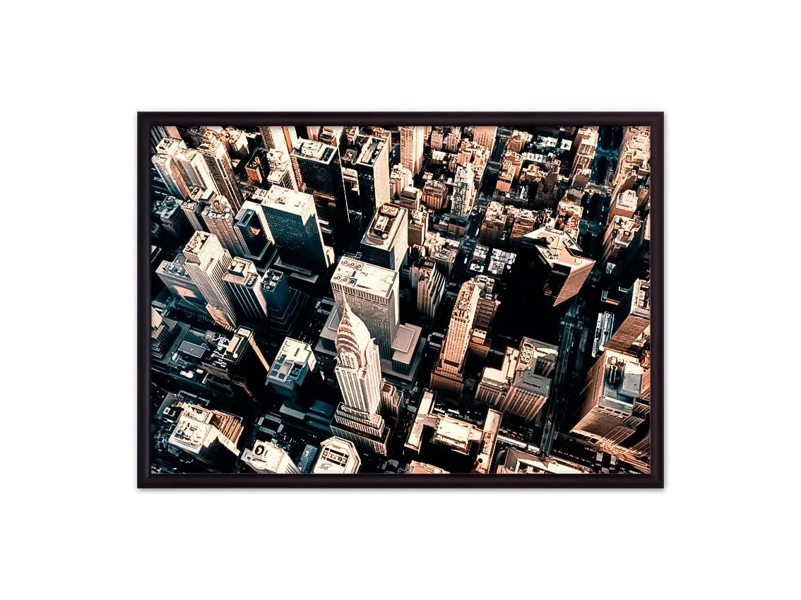 Постер в рамке Небоскребы Нью-Йорка 50х70 см 645204