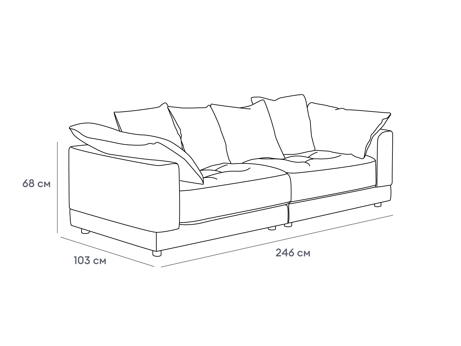 Диван Cossato 939731  - фото 9