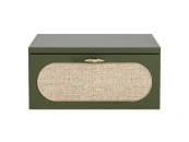 Подвесная прикроватная тумба с ротангом Vishera