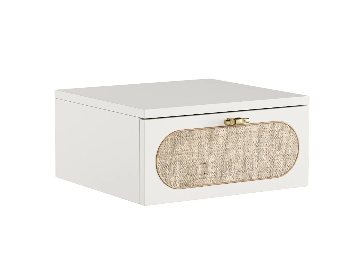 Подвесная прикроватная тумба с ротангом Vishera 939742