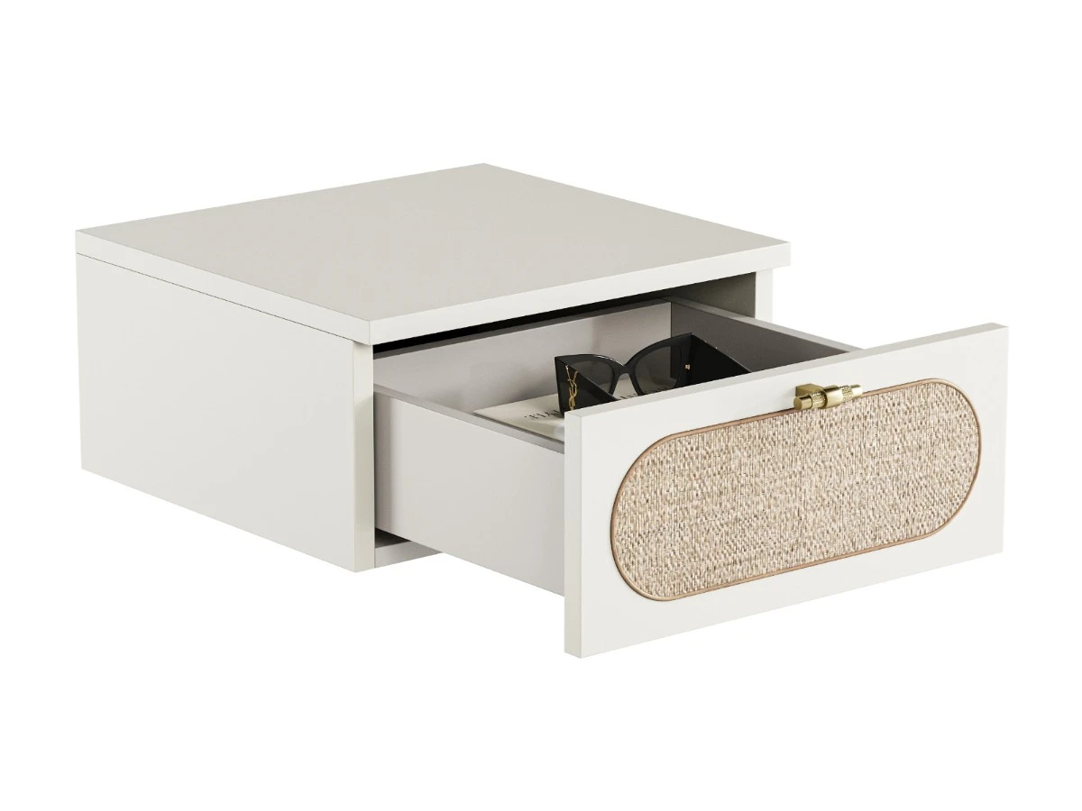 Подвесная прикроватная тумба с ротангом Vishera 939742  - фото 4