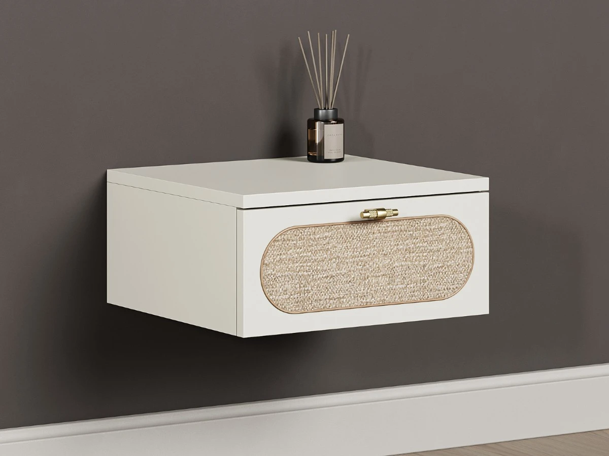 Подвесная прикроватная тумба с ротангом Vishera 939742  - фото 3