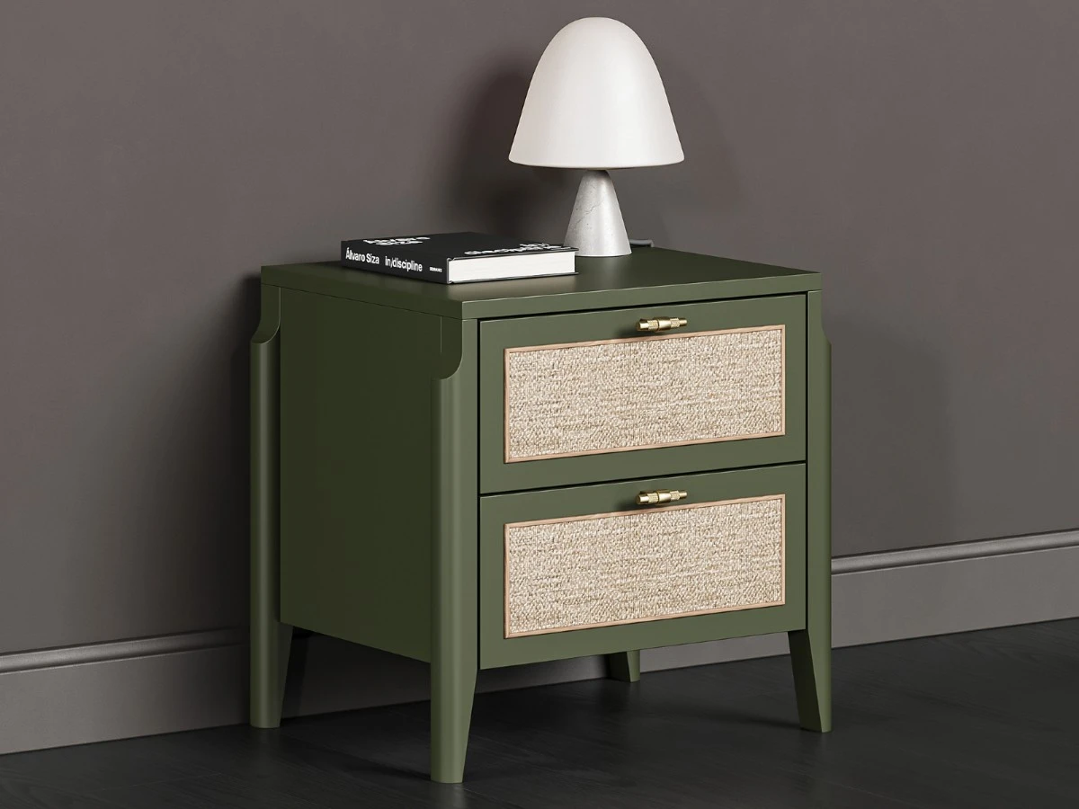 Прикроватная тумба с ротангом Vishera 939745  - фото 3