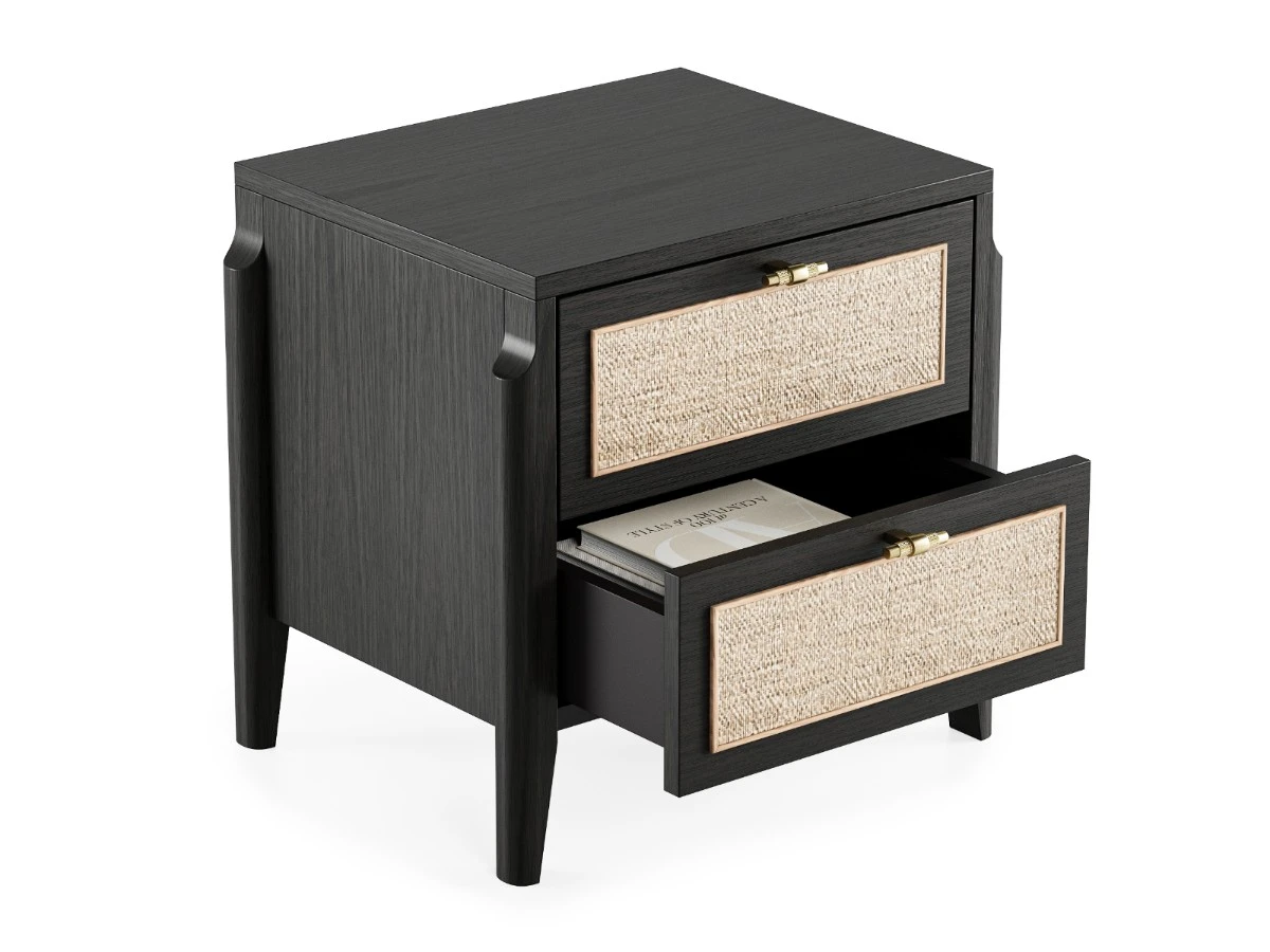Прикроватная тумба с ротангом Vishera 939750  - фото 4