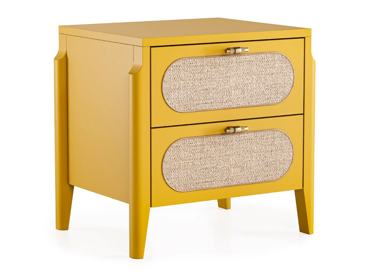 Прикроватная тумба с ротангом Vishera 939752