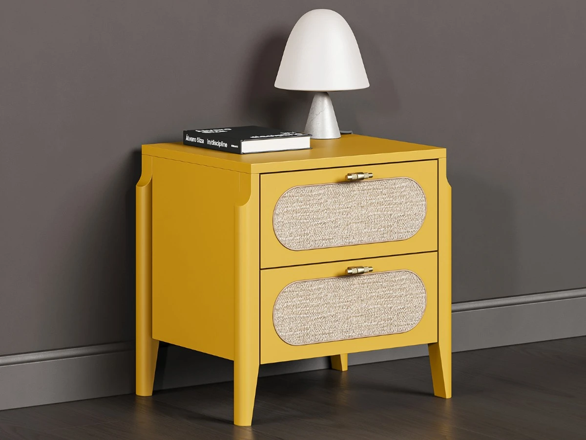 Прикроватная тумба с ротангом Vishera 939752  - фото 3