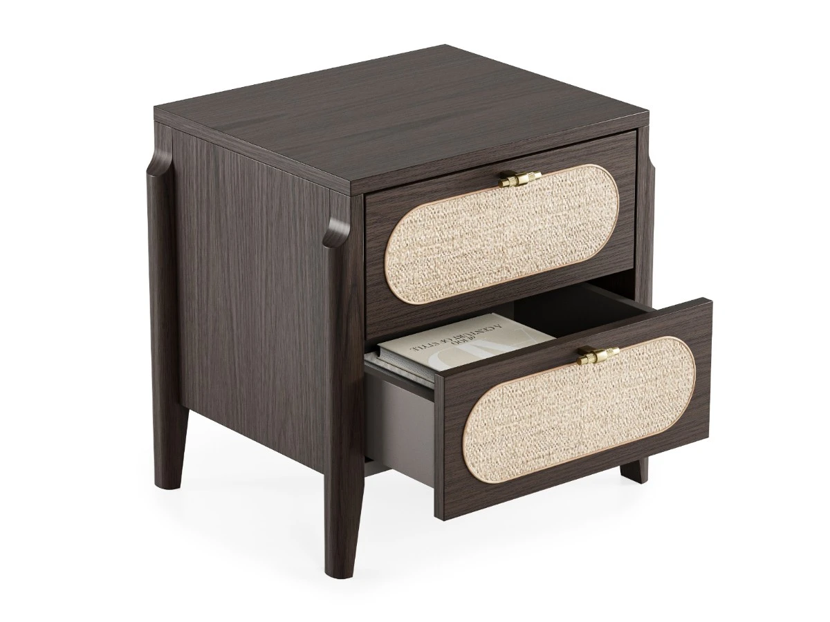 Прикроватная тумба с ротангом Vishera 939758  - фото 4