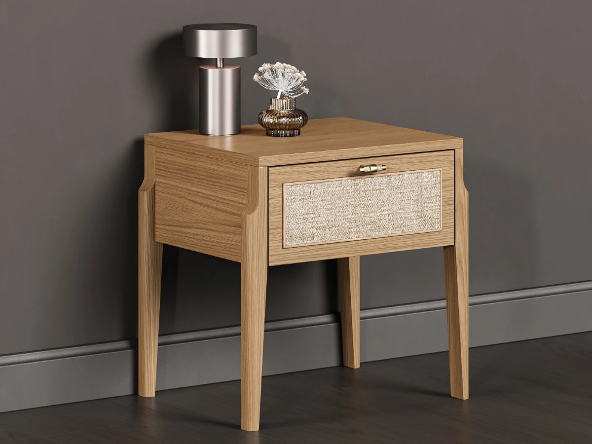 Прикроватная тумба с ротангом Vishera 939765  - фото 3