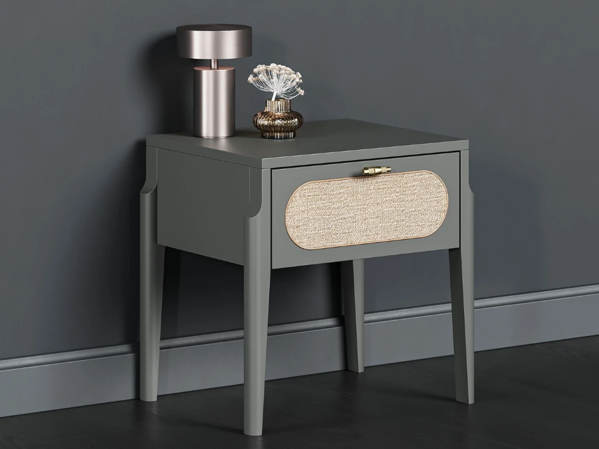 Прикроватная тумба с ротангом Vishera 939767  - фото 3