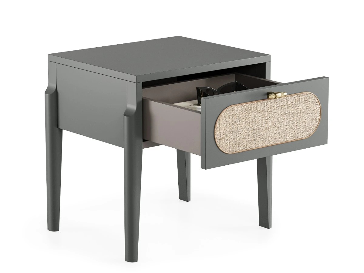 Прикроватная тумба с ротангом Vishera 939767  - фото 4