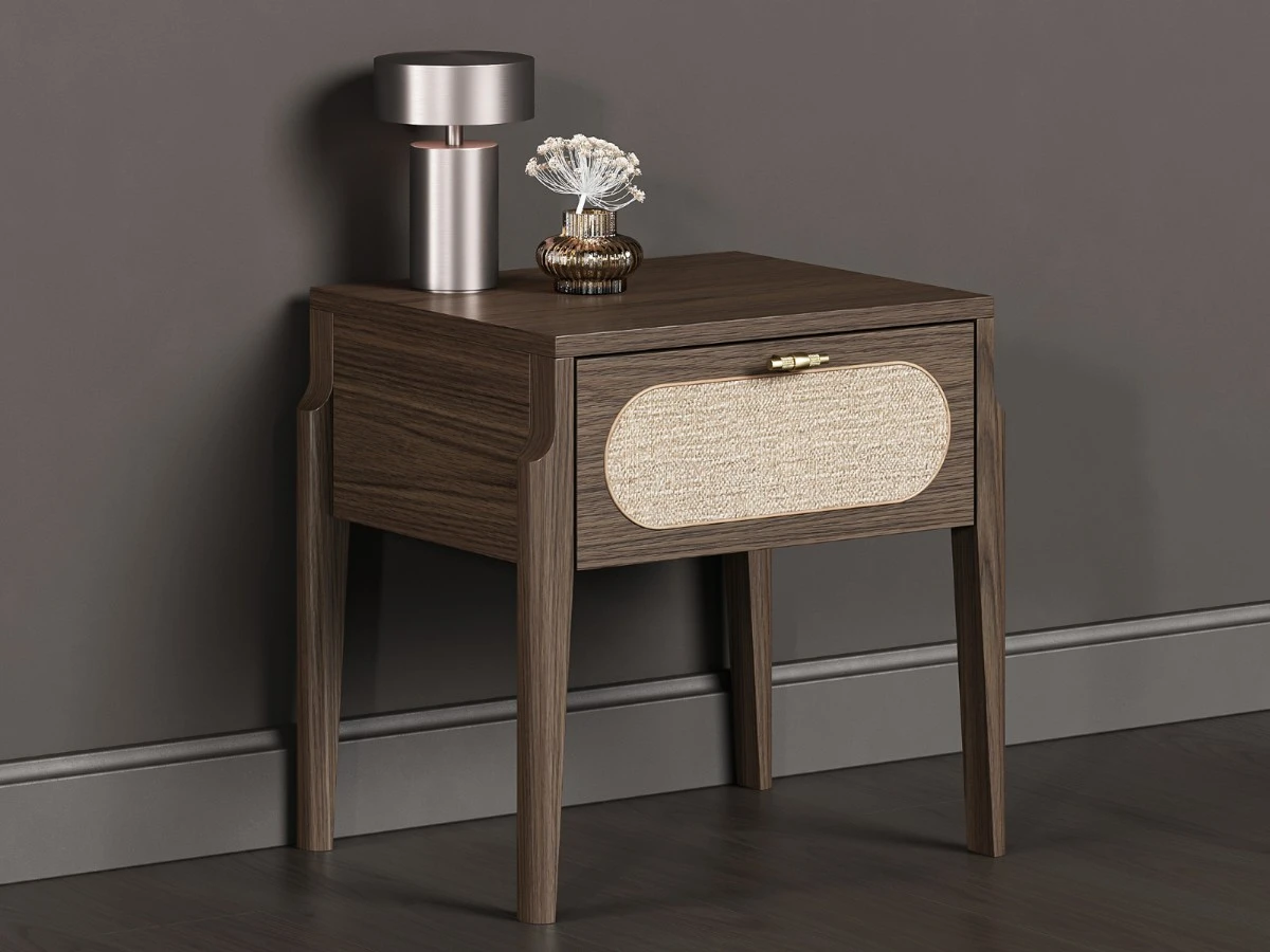 Прикроватная тумба с ротангом Vishera 939771  - фото 3