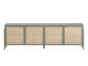 Тумба под телевизор с ротангом Vishera