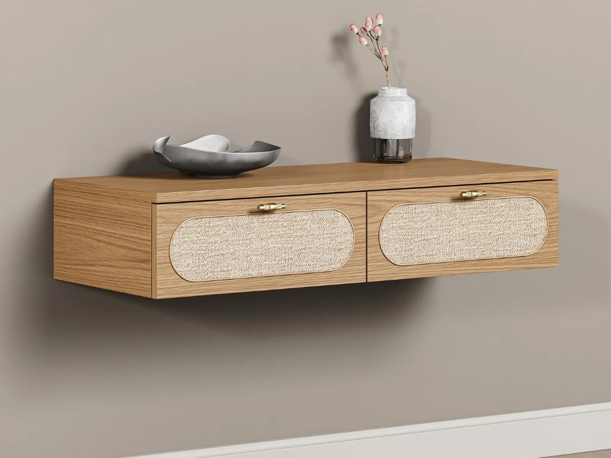 Консоль подвесная с ротангом Vishera 939775  - фото 3