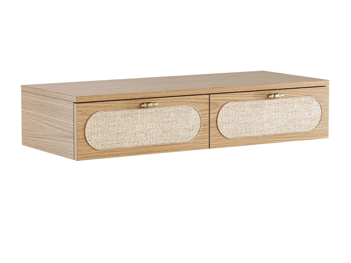 Консоль подвесная с ротангом Vishera 939775