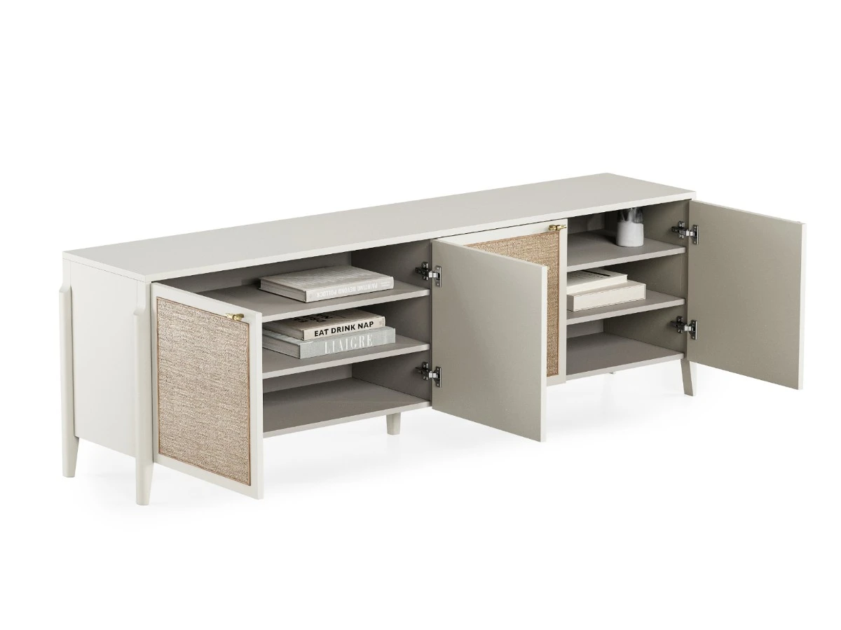 Тумба под телевизор с ротангом Vishera 939776  - фото 3