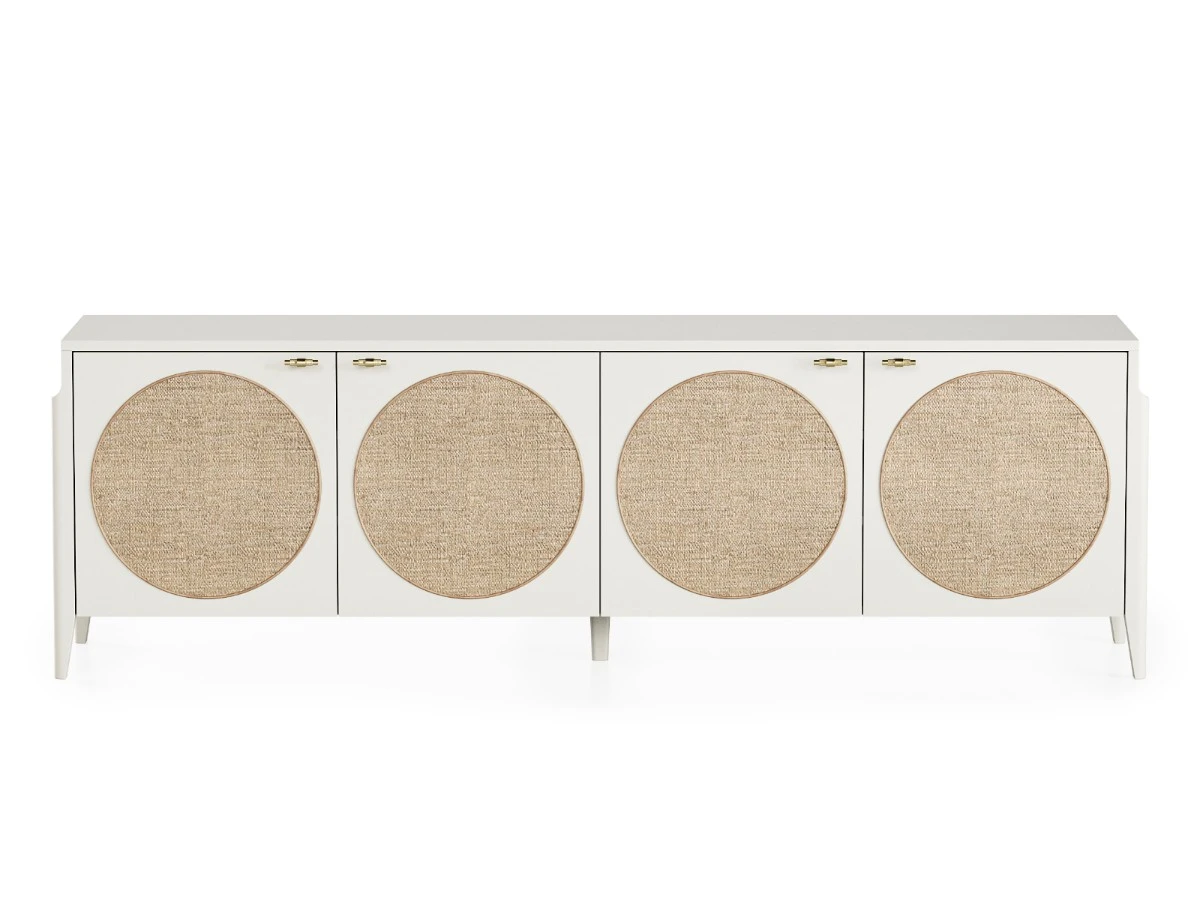 Тумба под телевизор с ротангом Vishera 939782  - фото 1