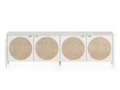 Тумба под телевизор с ротангом Vishera