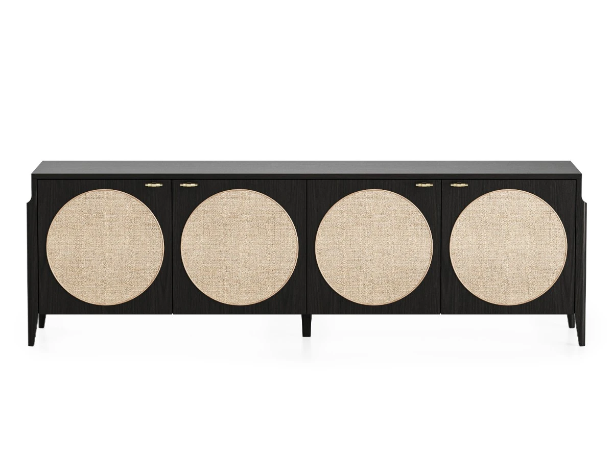 Тумба под телевизор с ротангом Vishera 939784