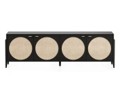 Тумба под телевизор с ротангом Vishera