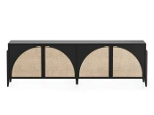 Тумба под телевизор с ротангом Vishera