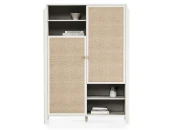 Шкаф платяной с ротангом Vishera