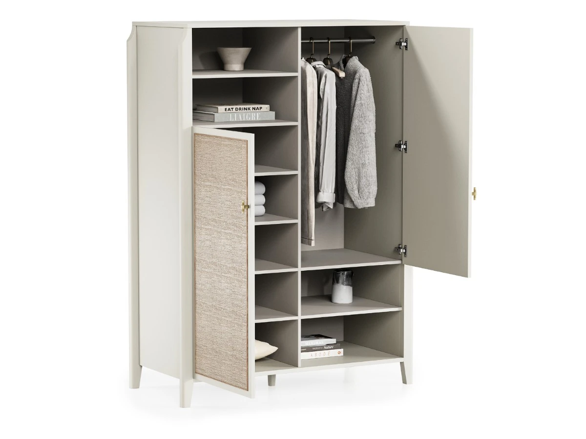 Шкаф платяной с ротангом Vishera 939813  - фото 3