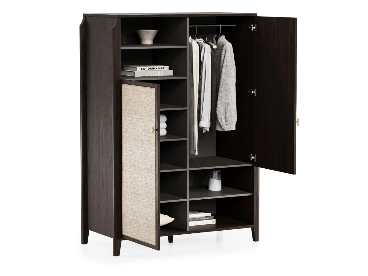 Шкаф платяной с ротангом Vishera 939815  - фото 3